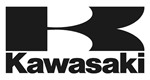 KAWASAKI-Schriftzug mit Logo (wie Original)