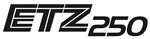 ETZ 250-Schriftzug (nicht Original) >>Auch ETZ 150!<<
